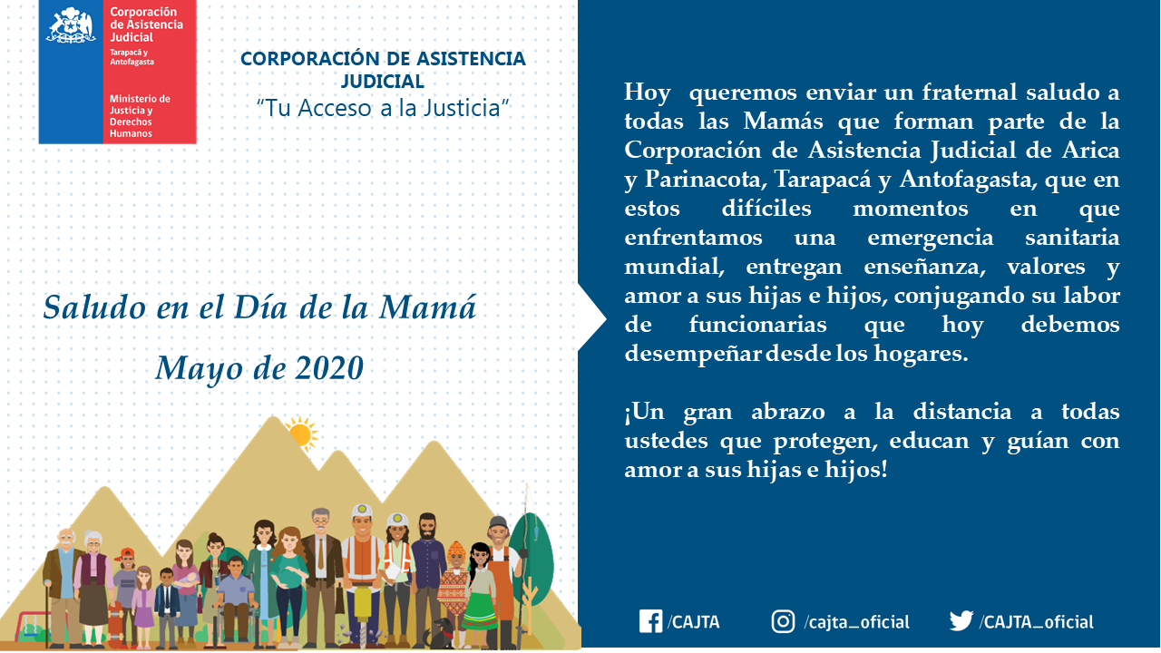Saludo en el día de la Mamá