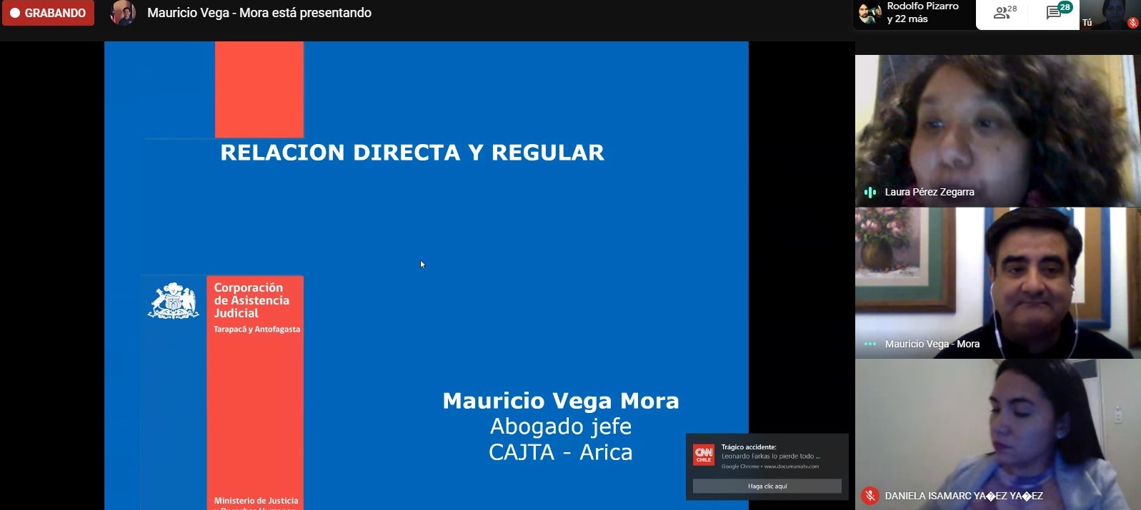 Consultorio Jurídico Arica, continua ciclo de charlas en el Centro de Formación Técnica de la Universidad de Tarapacá