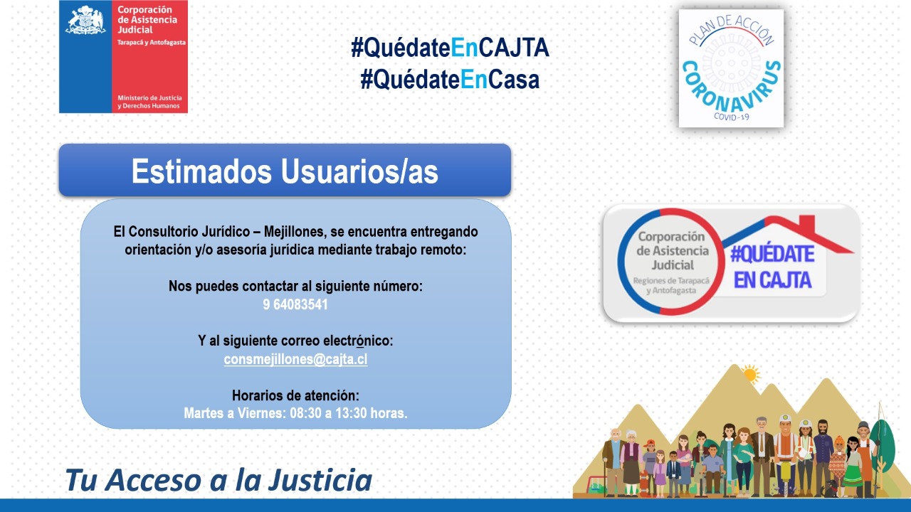 Información del Consultorio Jurídico de Mejillones