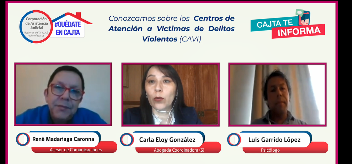 CAVI Tarapacá aborda delitos del ámbito sexual