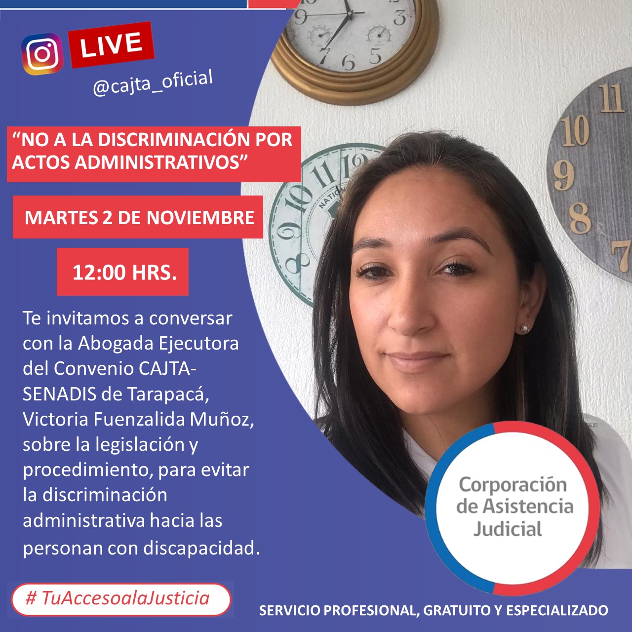 "No a la discriminación por actos administrativos"