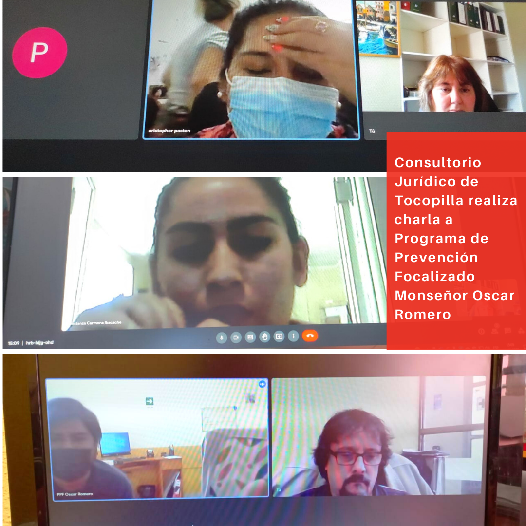 Consultorio Jurídico de Tocopilla realiza charla a PPF Monseñor Oscar Romero
