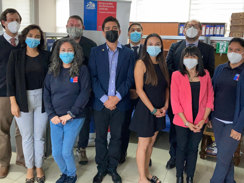 Seremi de Justicia DDHH de Región de Antofagasta visita dependencias de la CAJTA