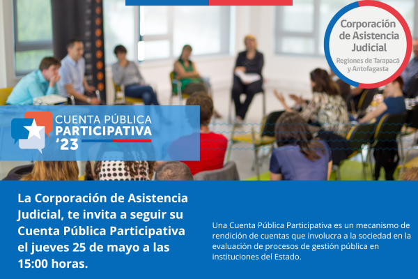 TE INVITAMOS A SEGUIR NUESTRA CUENTA PÚBLICA PARTICIPATIVA 2022