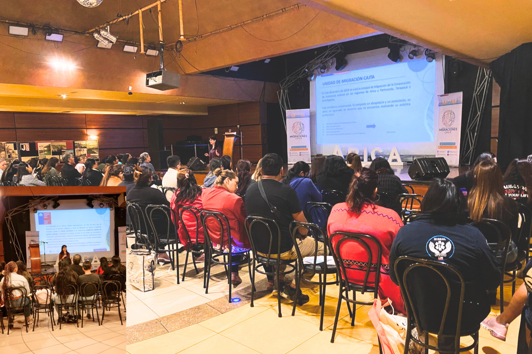 Unidad de Migración de la Región de Arica y Parinacota  expone en jornada  “Apoya Mujer Migrante”