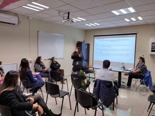 Unidad del Adulto Mayor de Tarapacá, realizó una jornada informativa al Consejo de Desarrollo Local
