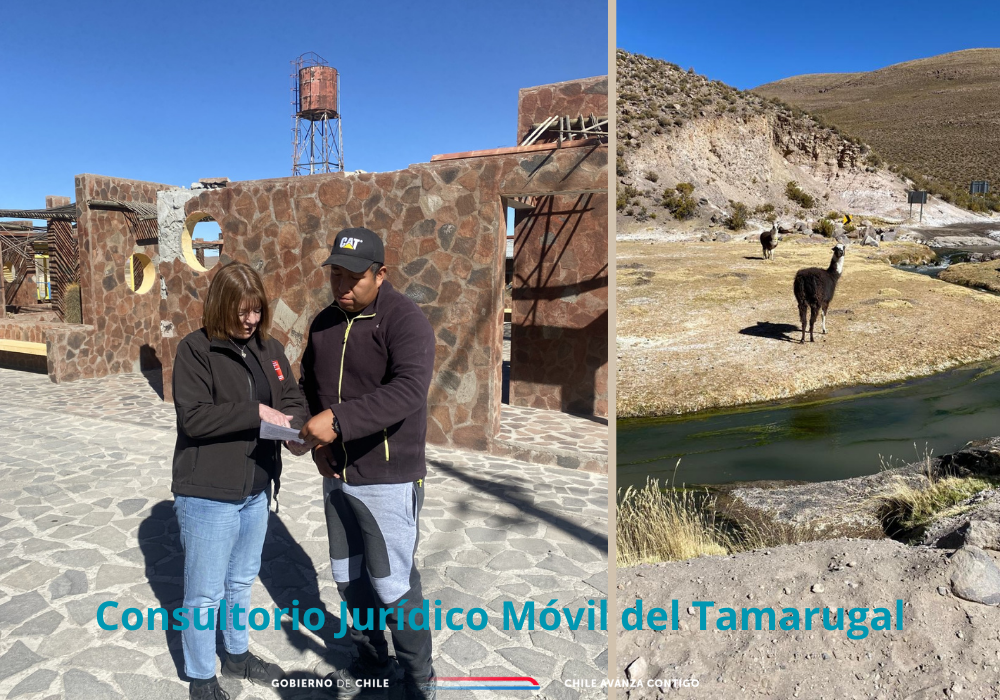 Consultorio Jurídico Móvil del Tamarugal brinda atención en localidad de Enquelga