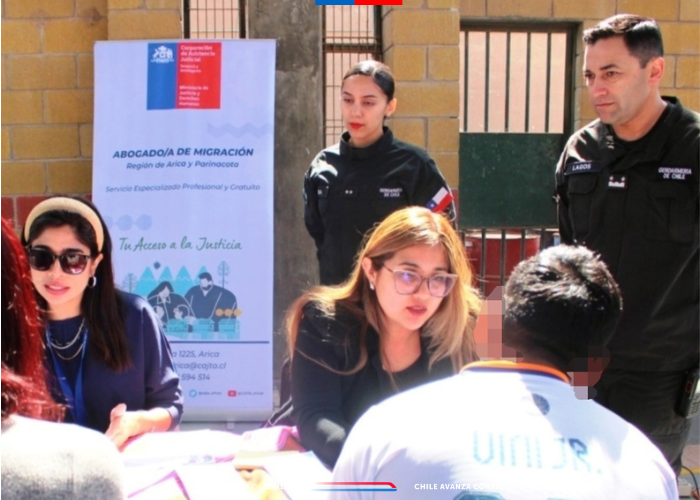 Unidad de Migración de Arica y Parinacota fue parte de la Plaza de Justicia y Derechos Humanos