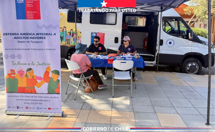 CAJTA fue parte del Plaza de Servicios Públicos realizada en Matilla, Región de Tarapacá
